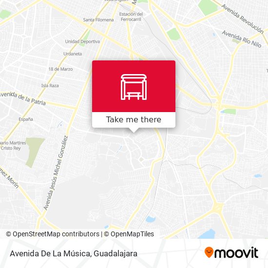 Mapa de Avenida De La Música