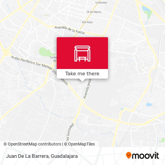 Mapa de Juan De La Barrera