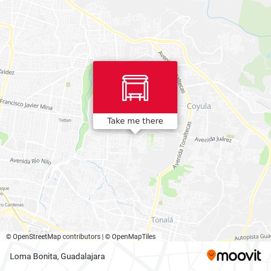 Mapa de Loma Bonita