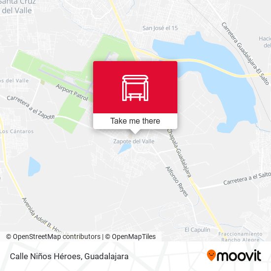 Calle Niños Héroes map