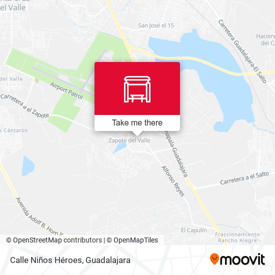 Calle Niños Héroes map