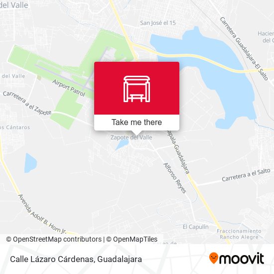 Calle Lázaro Cárdenas map