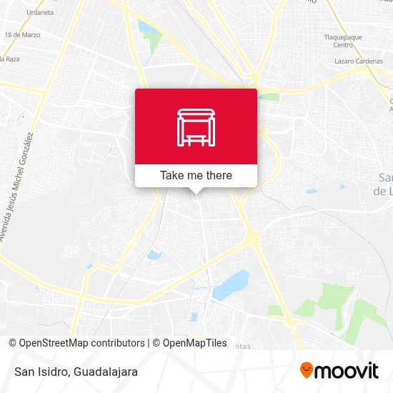 San Isidro map