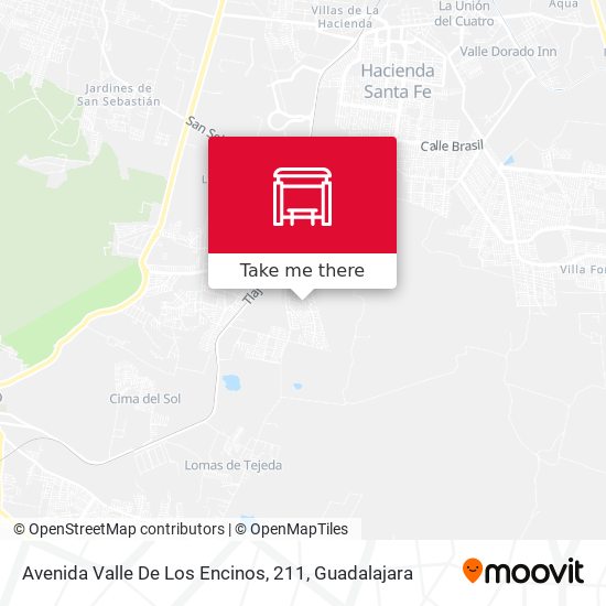 Avenida Valle De Los Encinos, 211 map
