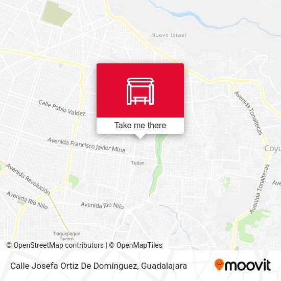 Calle Josefa Ortiz De Domínguez map