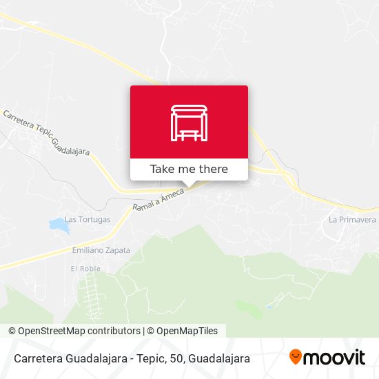 Carretera Guadalajara - Tepic, 50 map