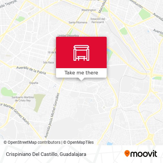 Crispiniano Del Castillo map