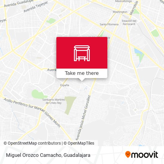 Mapa de Miguel Orozco Camacho