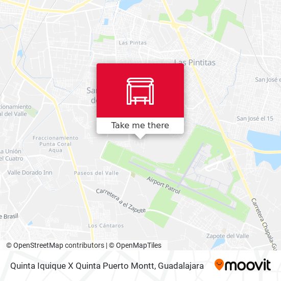 Mapa de Quinta Iquique X Quinta Puerto Montt