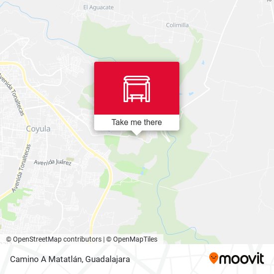 Camino A Matatlán map