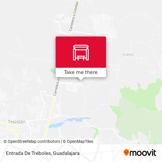 Entrada De Tréboles map