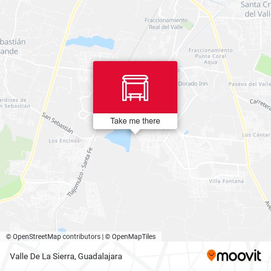 Mapa de Valle De La Sierra