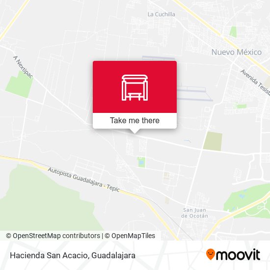 Mapa de Hacienda San Acacio