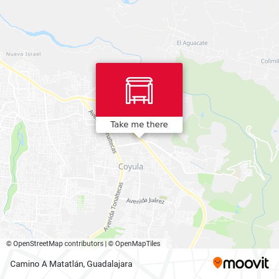 Camino A Matatlán map