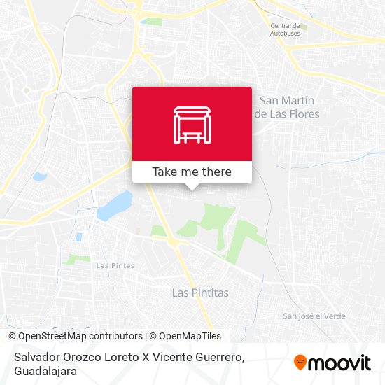 Mapa de Salvador Orozco Loreto X Vicente Guerrero