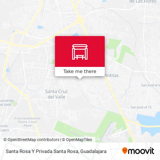 Mapa de Santa Rosa Y Privada Santa Rosa