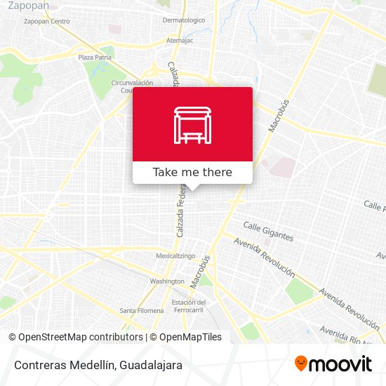 Contreras Medellín map