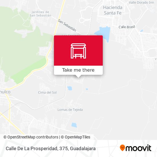 Mapa de Calle De La Prosperidad, 375