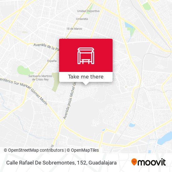 Calle Rafael De Sobremontes, 152 map
