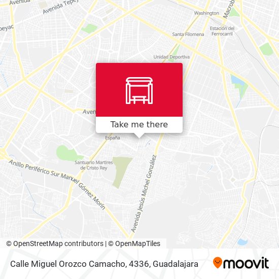 Calle Miguel Orozco Camacho, 4336 map