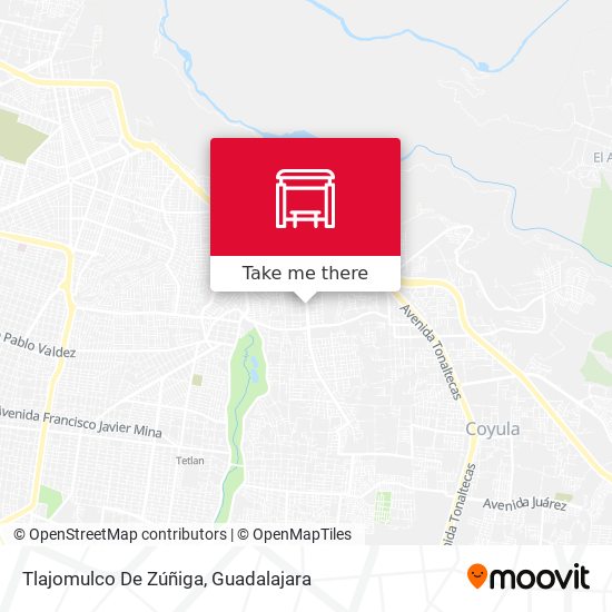Mapa de Tlajomulco De Zúñiga