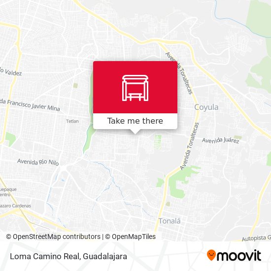 Mapa de Loma Camino Real