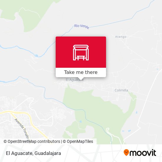 Mapa de El Aguacate