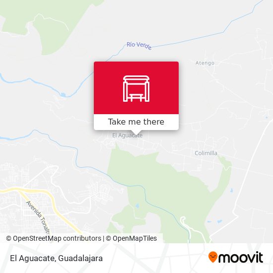 Mapa de El Aguacate
