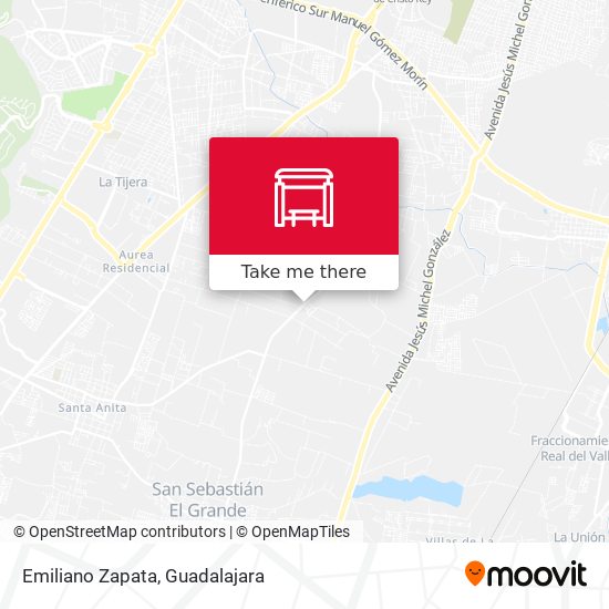 Mapa de Emiliano Zapata