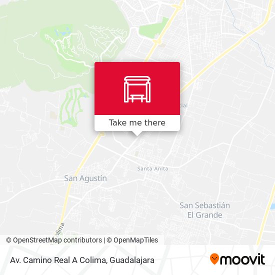 Mapa de Av. Camino Real A Colima