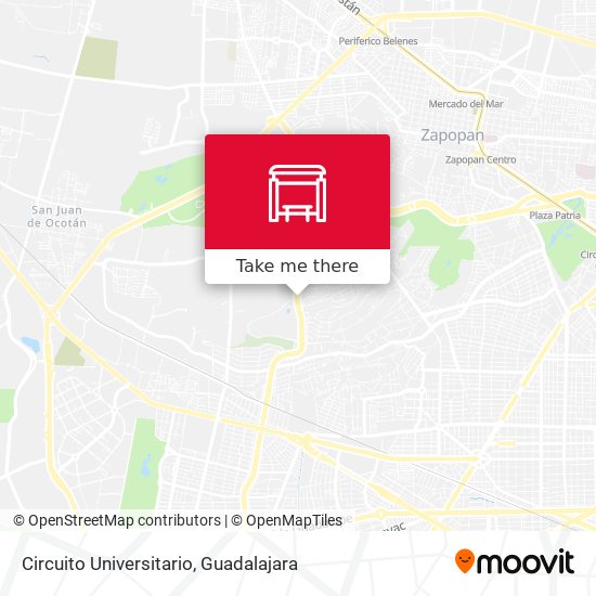 Circuito Universitario map