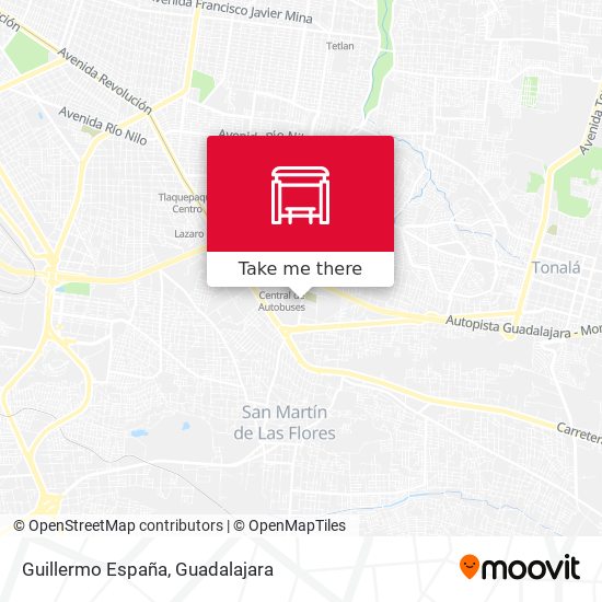 Guillermo España map