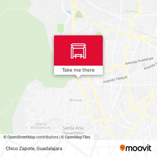 Mapa de Chico Zapote