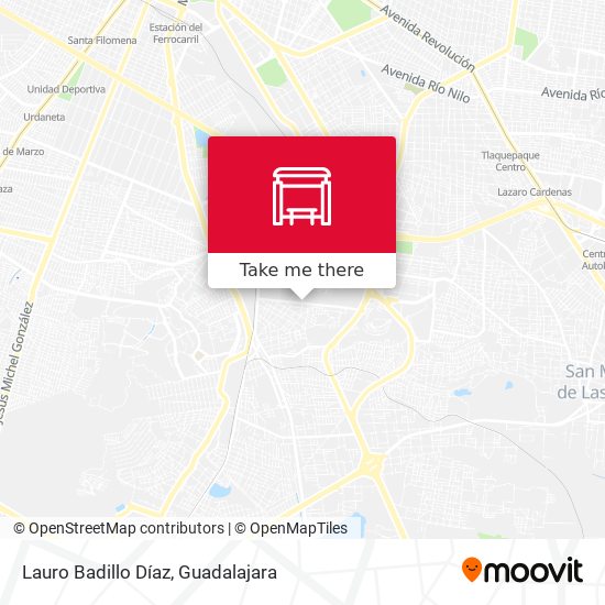 Mapa de Lauro Badillo Díaz