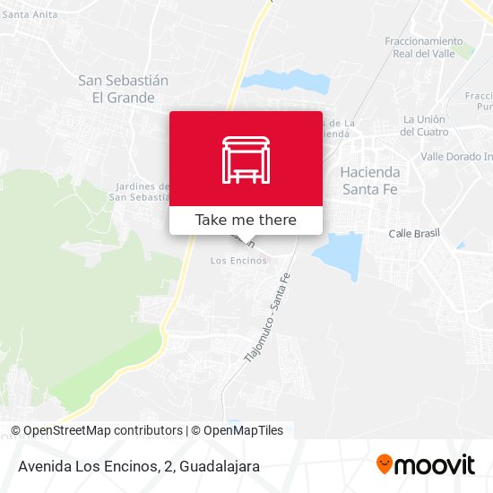Mapa de Avenida Los Encinos, 2
