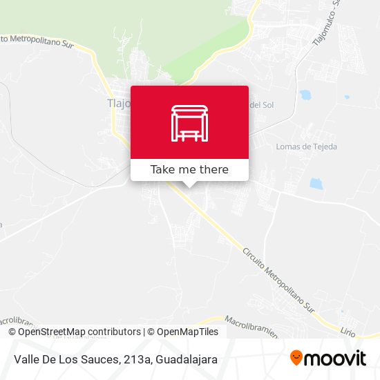 Valle De Los Sauces, 213a map