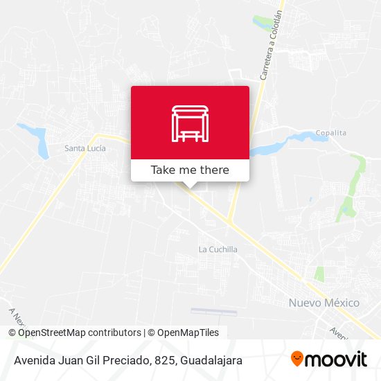 Mapa de Avenida Juan Gil Preciado, 825