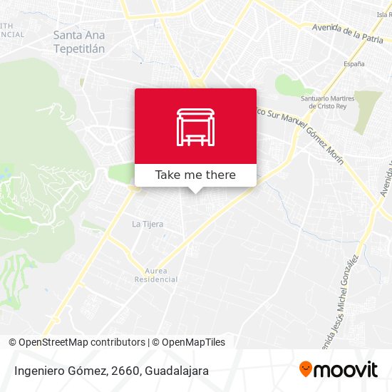 Mapa de Ingeniero Gómez, 2660