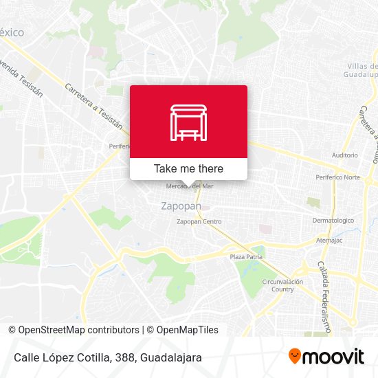 Calle López Cotilla, 388 map