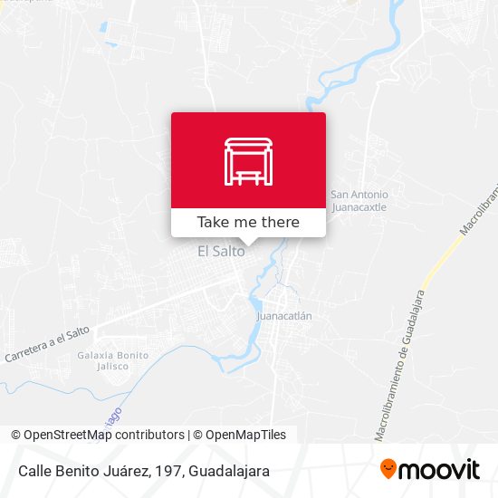 Mapa de Calle Benito Juárez, 197