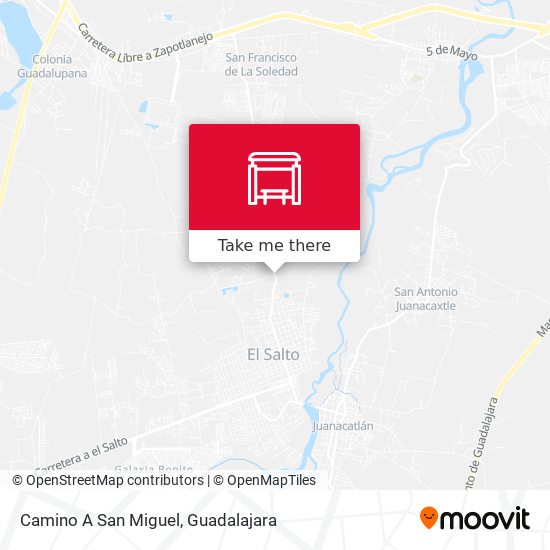 Mapa de Camino A San Miguel