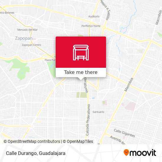 Mapa de Calle Durango