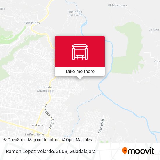Ramón López Velarde, 3609 map