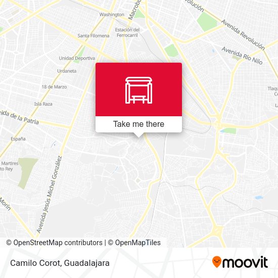 Camilo Corot map
