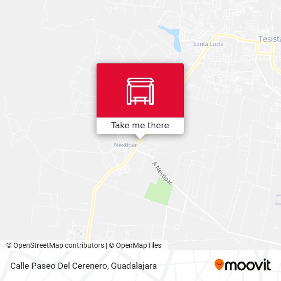 Calle Paseo Del Cerenero map