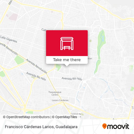 Mapa de Francisco Cárdenas Larios