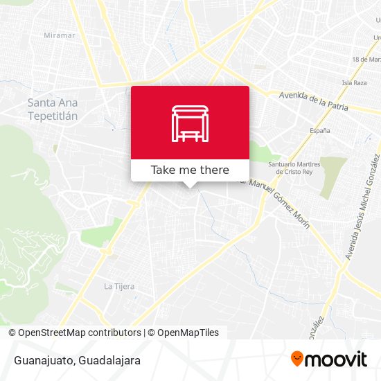Mapa de Guanajuato