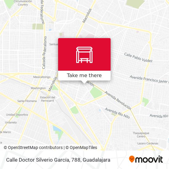 Mapa de Calle Doctor Silverio García, 788