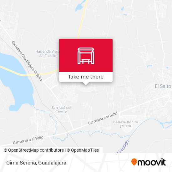 Mapa de Cima Serena