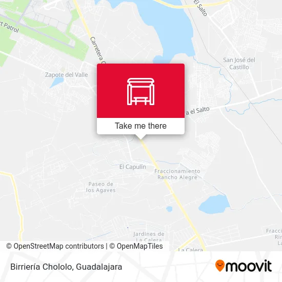 Birriería Chololo map